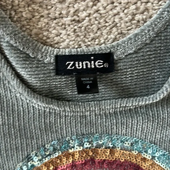 Sunice Kids Gray Rainbow Dress - Picture 2 of 5